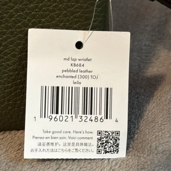 ♠️KATE SPADE♠️Enchanted Leila Medium L-Zip Wristlet/NWT - Picture 9 of 9